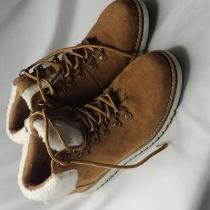 SONOMA ORTHOLITE ECO KATHERINA COGNAC BROWN HIKING ANKLE BOOTS